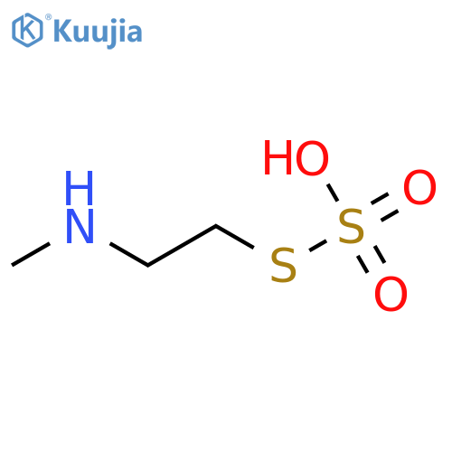 Thiosulfuric acid,S-[2-(methylamino)ethyl] ester structure