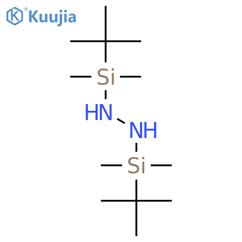 1,2-Bis-(tert-butyldimethylsilyl)hydrazine structure