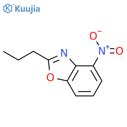 4-Nitro-2-propyl-1,3-benzoxazole structure