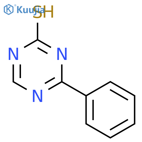 4-Phenyl-1,3,5triazine-2-thiol structure