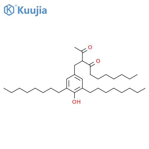 2,4-Undecanedione, 3-[(4-hydroxy-3,5-dioctylphenyl)methyl]- structure