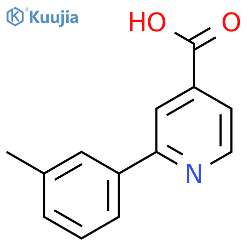 2-(m-Tolyl)isonicotinic acid structure