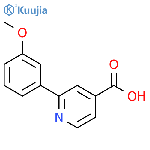 4-Pyridinecarboxylicacid, 2-(3-methoxyphenyl)- structure