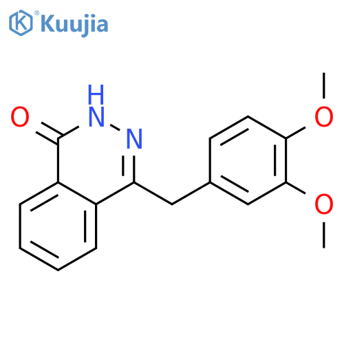 1(2H)-Phthalazinone, 4-[(3,4-dimethoxyphenyl)methyl]- structure