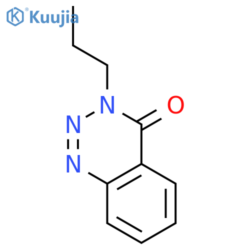 1,2,3-Benzotriazin-4(3H)-one, 3-propyl- structure