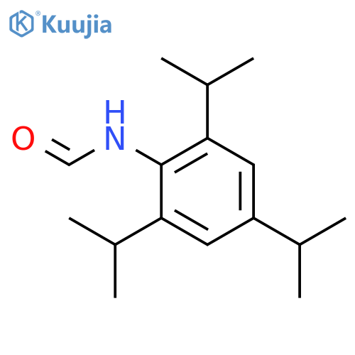 Formamide, N-[2,4,6-tris(1-methylethyl)phenyl]- structure