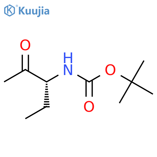 tert-butyl N-[(1R)-1-ethyl-2-oxo-propyl]carbamate structure