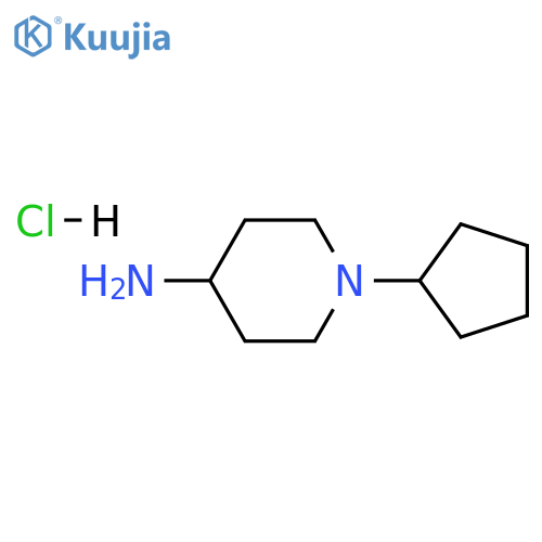 1-cyclopentylpiperidin-4-amine hydrochloride structure