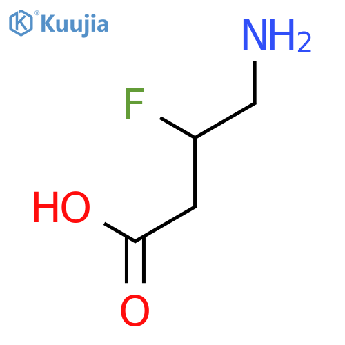 Butanoic acid, 4-amino-3-fluoro-, (3S)- structure