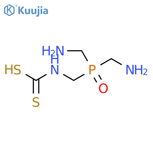Carbamodithioic acid, [[bis(aminomethyl)phosphinyl]methyl]- structure