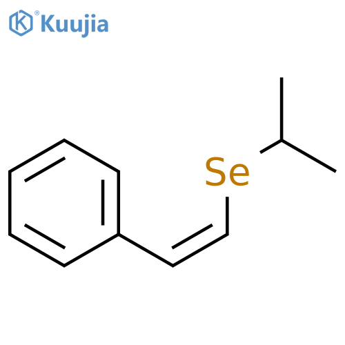 Benzene, [2-[(1-methylethyl)seleno]ethenyl]-, (Z)- structure