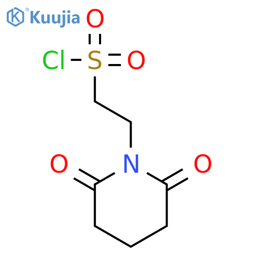 2-(2,6-Dioxopiperidin-1-yl)ethanesulfonyl chloride structure