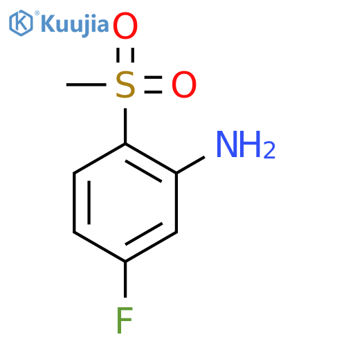 5-Fluoro-2-methylsulfonylaniline structure