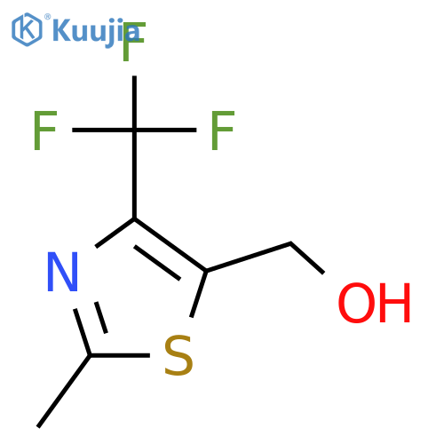 2-methyl-4-(trifluoromethyl)-1,3-thiazol-5-ylmethanol structure