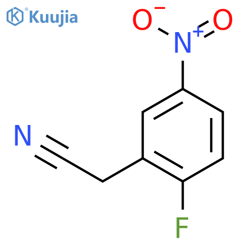 2-(2-Fluoro-5-nitrophenyl)acetonitrile structure