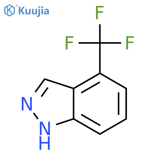 4-(Trifluoromethyl)-1H-indazole structure
