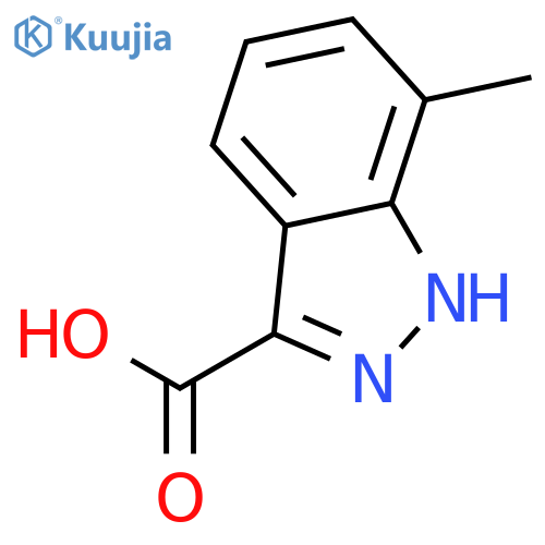 7-Methyl-1H-indazole-3-carboxylic acid structure