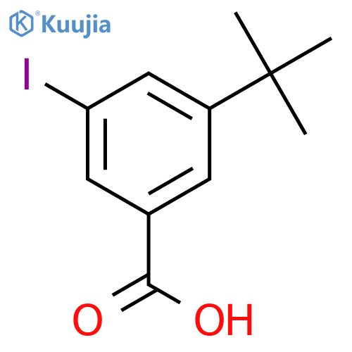 3-Iodo-5-tert-butylbenzoic Acid structure