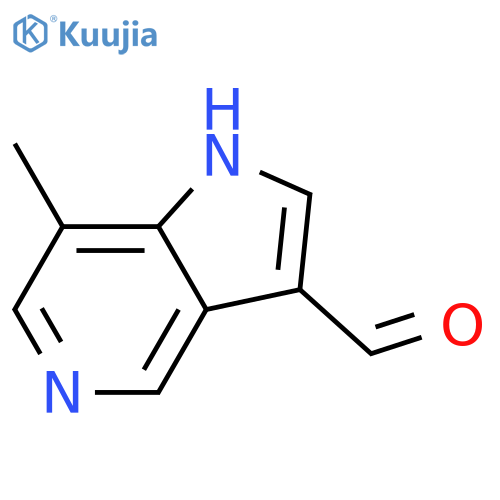 7-Methyl-5-azaindole-3-carboaldehyde structure