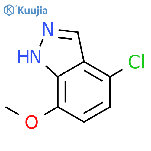 4-Chloro-7-methoxy-1H-indazole structure