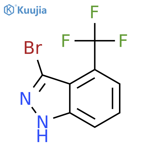 3-Bromo-4-trifluoromethyl (1H)Indazole structure