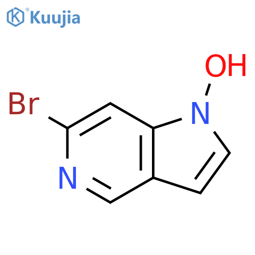 1N-Hydroxyl-6-bromo-5-azaindole structure