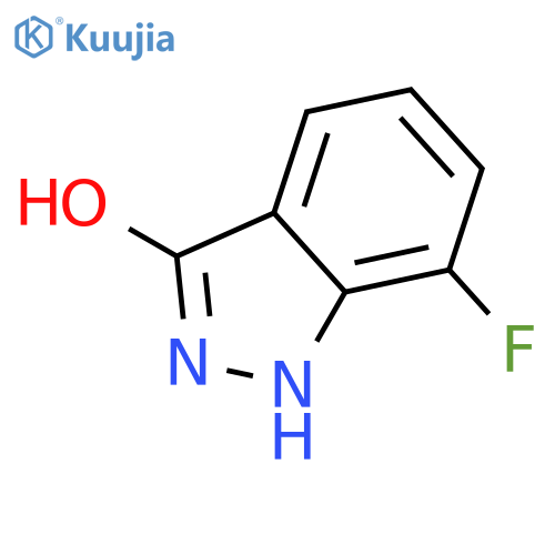 7-fluoro-2,3-dihydro-1H-indazol-3-one structure