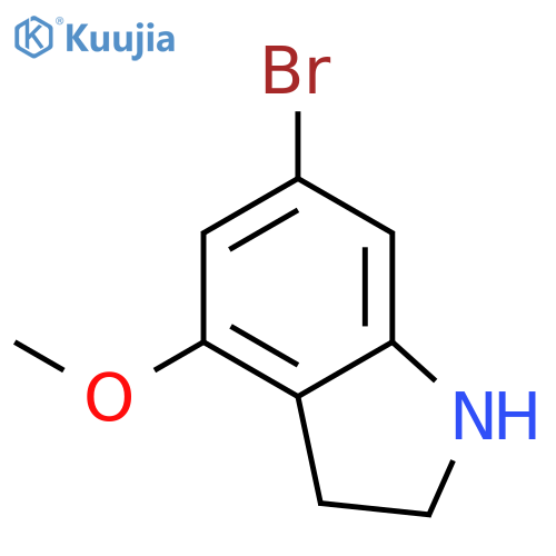 6-Bromo-4-methoxy (1H)Indolin structure