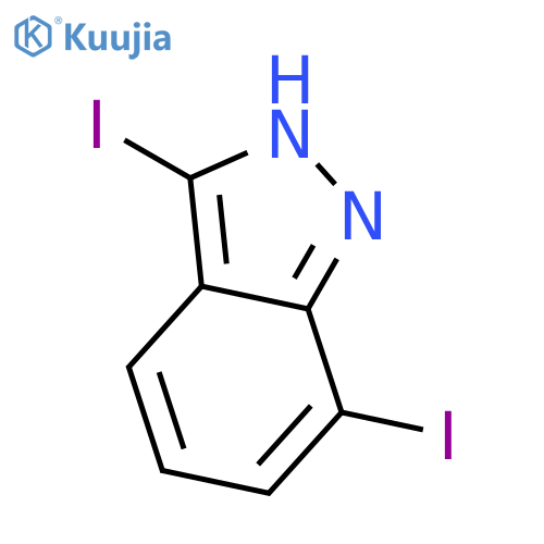 3,7-Diiodo-1H-indazole structure