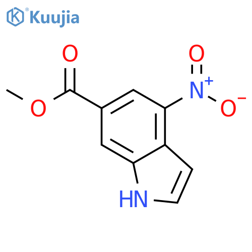 methyl 4-nitro-1H-indole-6-carboxylate structure
