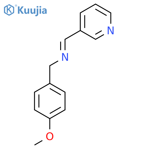 N-(4-Methoxybenzyl)pyridine-3-methaneimine structure