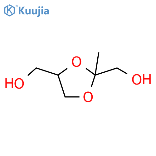 2-(Hydroxymethyl)-2-methyl-1,3-dioxolan-4-ylmethanol structure