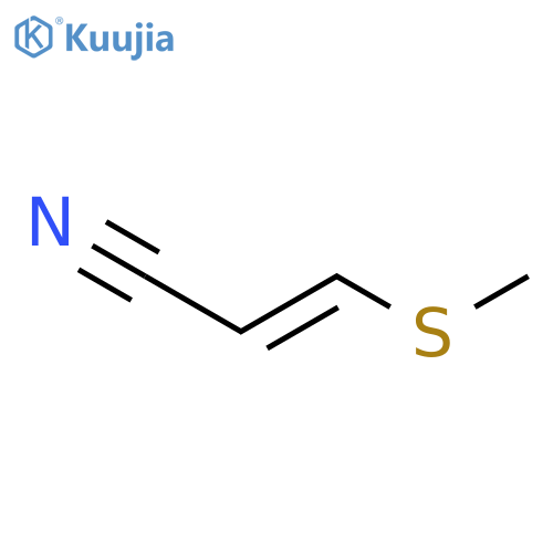 3-methylsulfanylprop-2-enenitrile structure