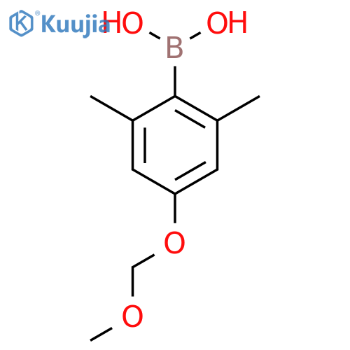 4-(Methoxymethoxy)-2,6-dimethylphenylboronic acid structure