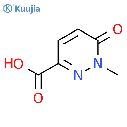 1-Methyl-6-oxo-1,6-dihydropyridazine-3-carboxylic acid structure
