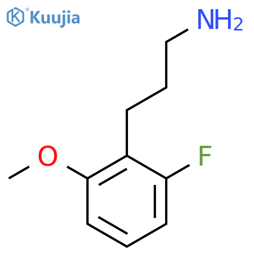 3-(2-Fluoro-6-methoxyphenyl)propan-1-amine structure