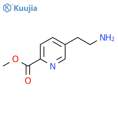 Methyl 5-(2-aminoethyl)pyridine-2-carboxylate structure