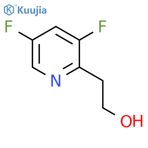 2-(3,5-Difluoropyridin-2-yl)ethan-1-ol structure