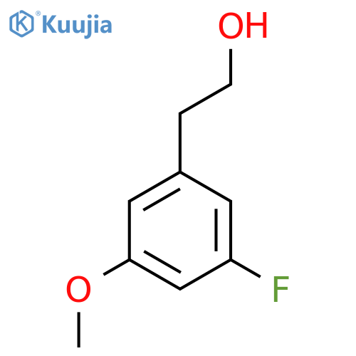 2-(3-fluoro-5-methoxyphenyl)ethan-1-ol structure