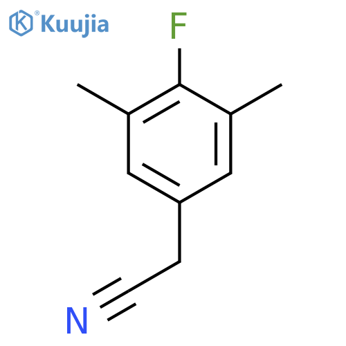 4-Fluoro-3,5-dimethylphenylacetonitrile structure