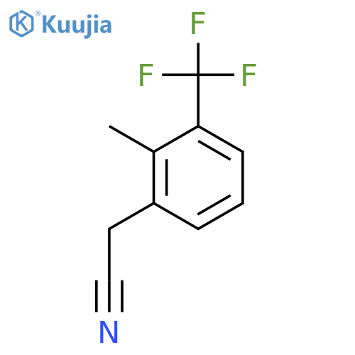 2-Methyl-3-(trifluoromethyl)phenylacetonitrile structure
