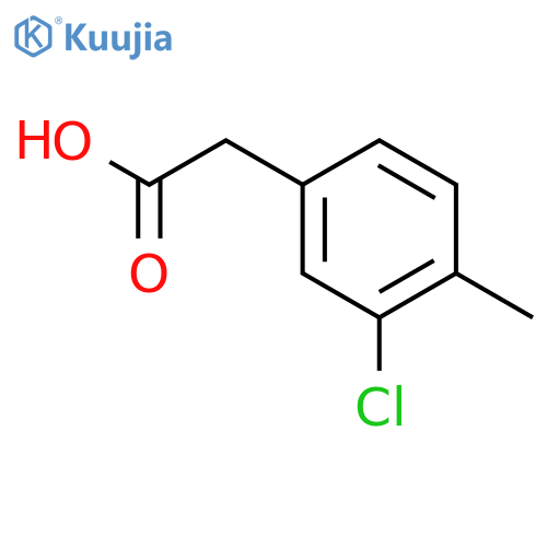 2-(3-chloro-4-methyl-phenyl)acetic Acid structure