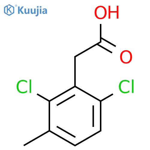 2-(2,6-Dichloro-3-methylphenyl)acetic acid structure
