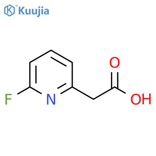 2-(6-Fluoropyridin-2-yl)acetic acid structure