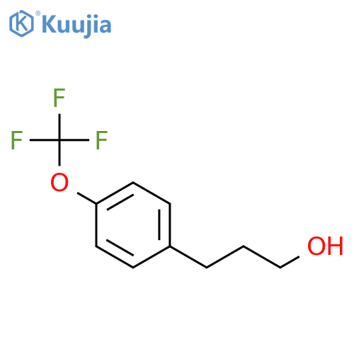 3-(4-trifluoromethoxyphenyl)propan-1-ol structure