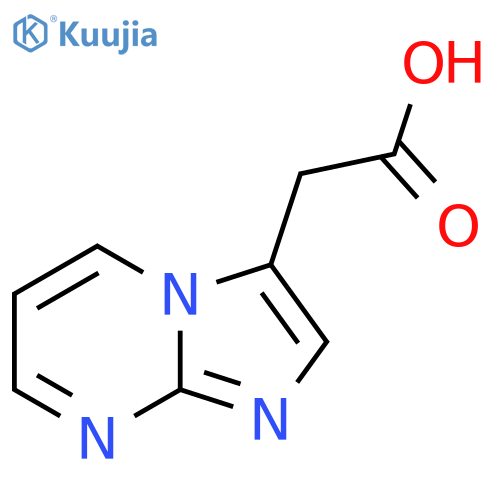 2-{imidazo1,2-apyrimidin-3-yl}acetic acid structure