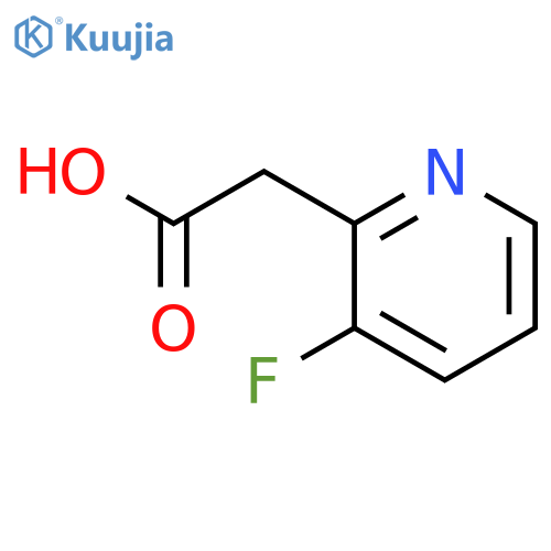 2-(3-fluoropyridin-2-yl)acetic acid structure