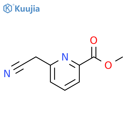methyl 6-(cyanomethyl)pyridine-2-carboxylate structure