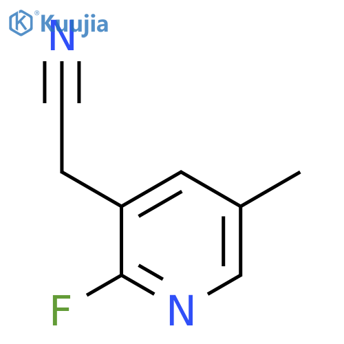 2-(2-Fluoro-5-methylpyridin-3-yl)acetonitrile structure