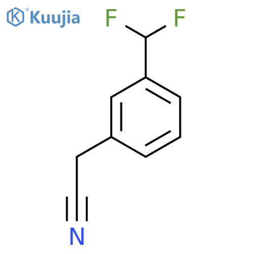 2-(3-(Difluoromethyl)phenyl)acetonitrile structure